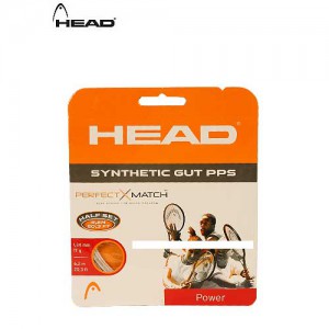Ss 헤드-신세틱 PPS 1.24 (화이트)6.2m 반줄 원형거트 스트링/테니스용품/테니스라켓 스트링/HEAD