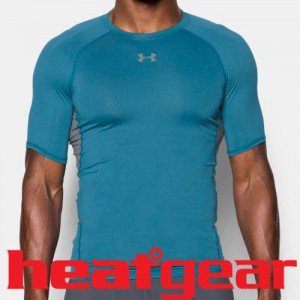 Ss 언더아머-라운드 반팔스판티 1257468953[청]/사이즈 SM~2XL/히트기어소재/UNDERARMOUR