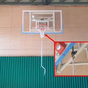Ss 우리-벽부착높이조절식 농구대 WR3123 특수투명아크릴사용, 경기용링(지름45㎝) 환봉 20㎜/벽면농구대/농구골대