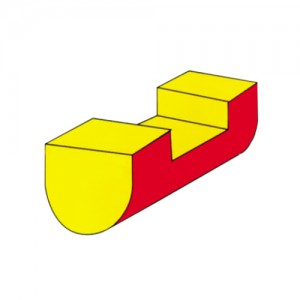 Ss 키드짐-웨이브브릿지매트 60cmX40cmX30cm /학교용품/놀이매트/대근육용품/밸런스훈련/체육용품/매트