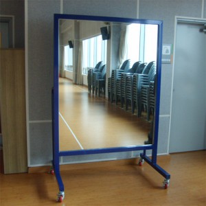 Ss 신아-이동식 거울 S1619-1 (L)120×(W)60×(H)150cm 분체도장 + 유리 5T/거울/이동식거울/전신거울