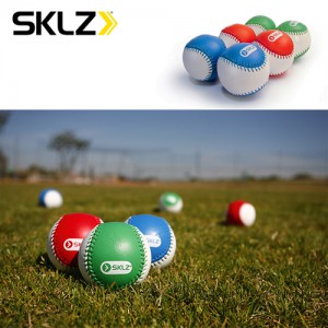 Ss 스킬스-스몰트레이닝볼6pk(Small Training Balls)WB04-000-04/구성 컬러볼6개, 보관주머니/공둘레-약20.32cm 중량-약100g(각) 파랑 빨강 녹색, 재질-인조피혁,고무. 8인치 연습용야구공세트/야구/학교/트레이닝/체육/야구공