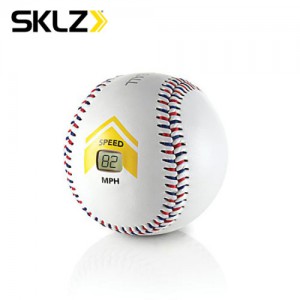 Ss 스킬스-블릿볼 (Bullet Ball) BLT01-000-04 /액정계기판야구공1개/공둘레-약23cm 중량-약150g 파랑 흰색, 재질-인조피혁,플라스틱. 스피드측정가능 야구공/야구/학교/트레이닝/체육/야구공