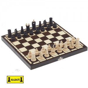 Ss MADON-로얄미니 체스 (royal mini) 28cmX28cmX5cm 0.6kg 목재 두뇌개발 보드게임/체스/취미/마인드스포츠